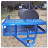 8' x 30" Charcoal wood smoker